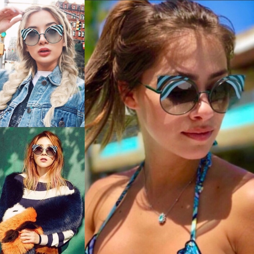 FENDI 53mm Cat Eye Sunglasses